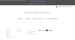 Desktop Screenshot of floridadancingbirds.com